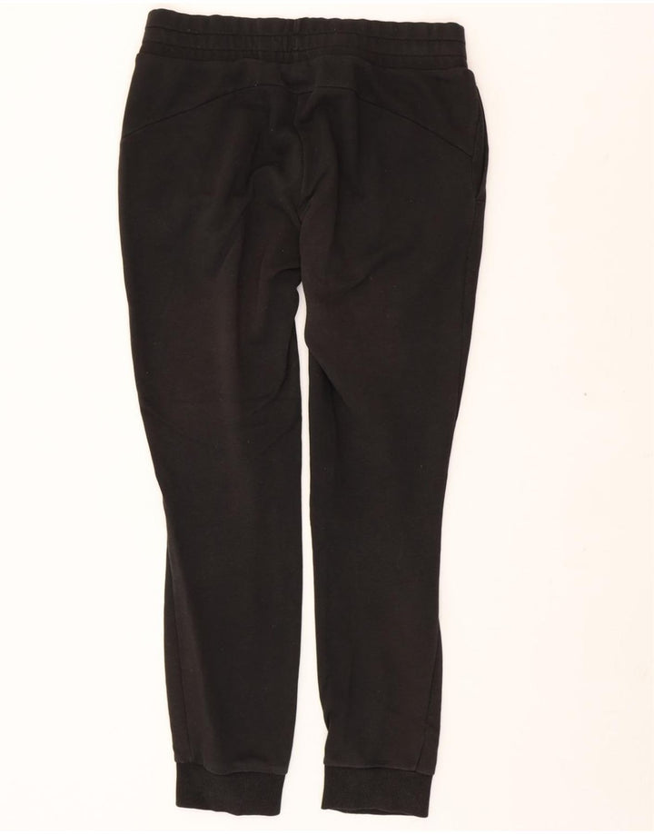 PUMA Womens Tracksuit Trousers Joggers UK 12 Medium  Black Vintage Puma and Second-Hand Puma from Messina Hembry 