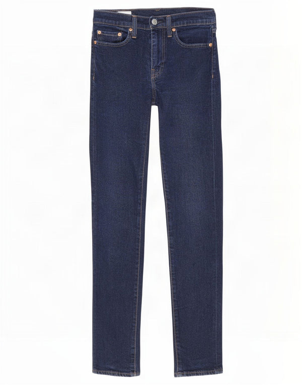 Levi's Mujer 510 Skinny Jeans W28 L29 Algodón Azul Marino