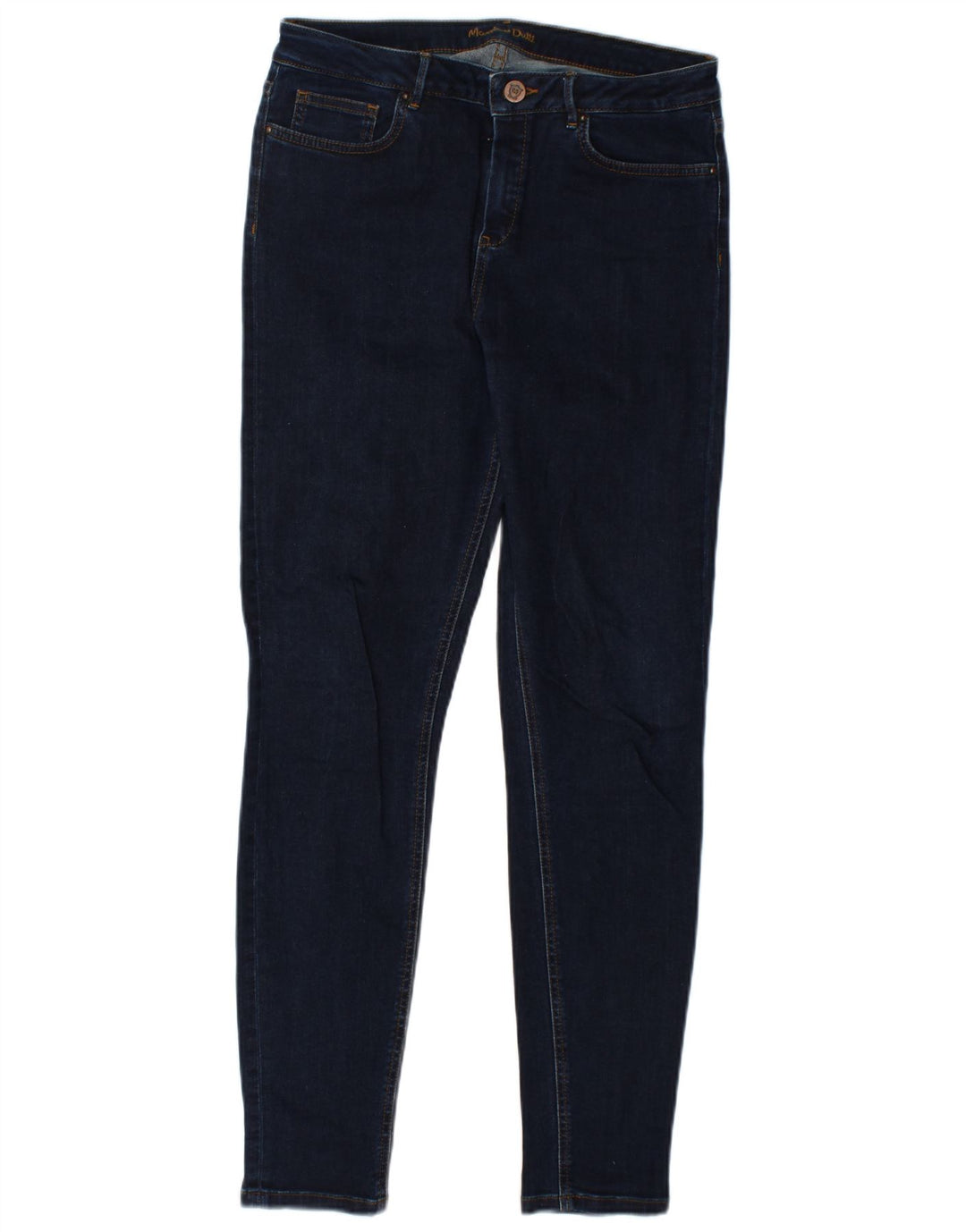 Massimo Dutti Vaqueros Pitillo Mujer EU 40 Medium W30 L29 Azul Marino