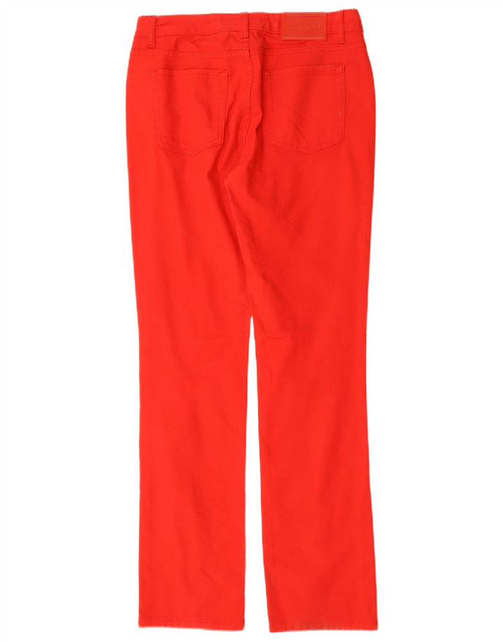 Zara Jeans Rectos Mujer EU 40 Medium W30 L31 Algodón Rojo