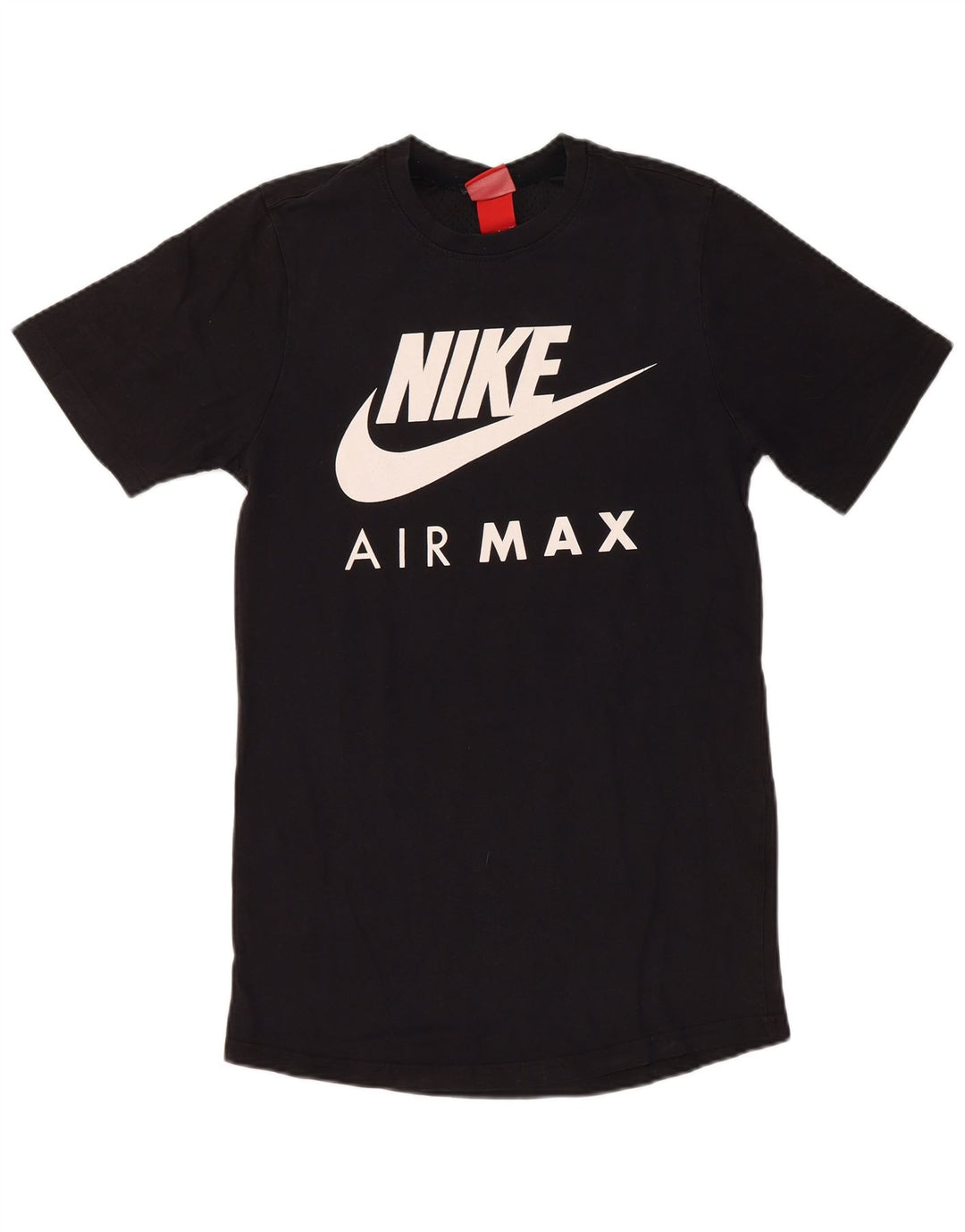 Nike Mens Air Max Graphic Camiseta Top Pequeño Algodón Negro