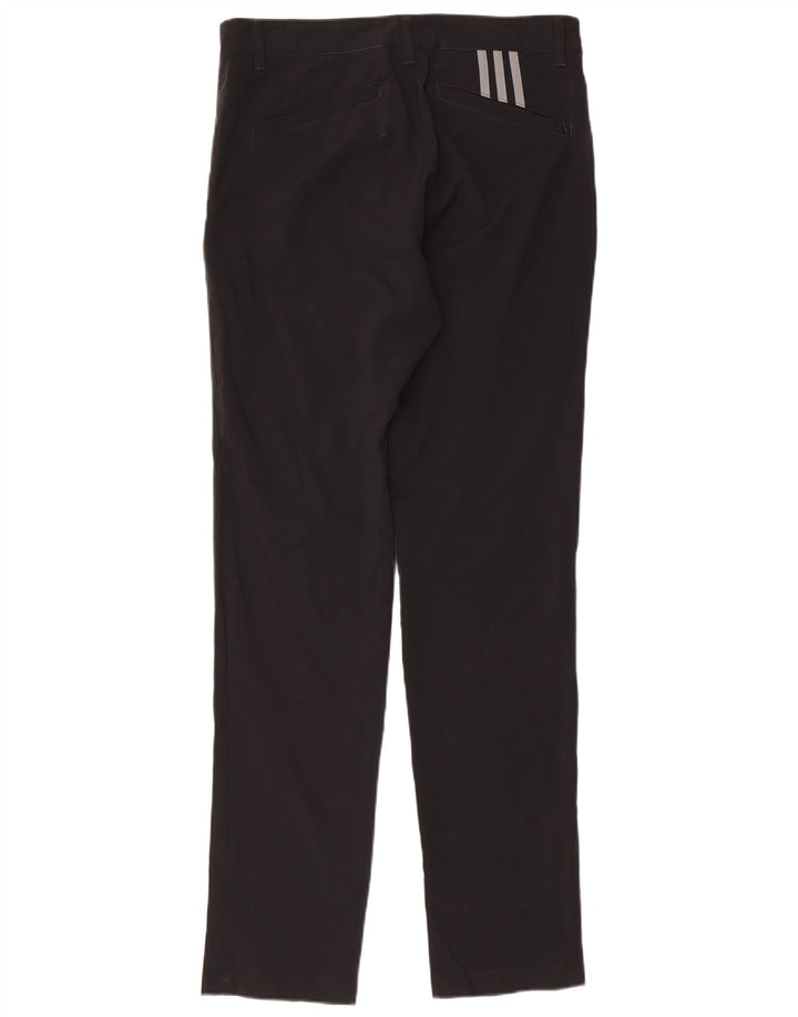 Pantalón Chino Slim Adidas Hombre W30 L32 Poliéster Negro