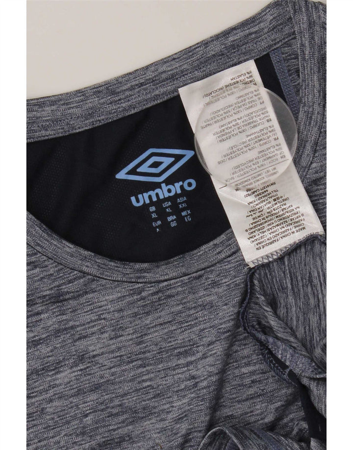 Umbro Camiseta Hombre Top XL Poliéster Moteado Azul Marino