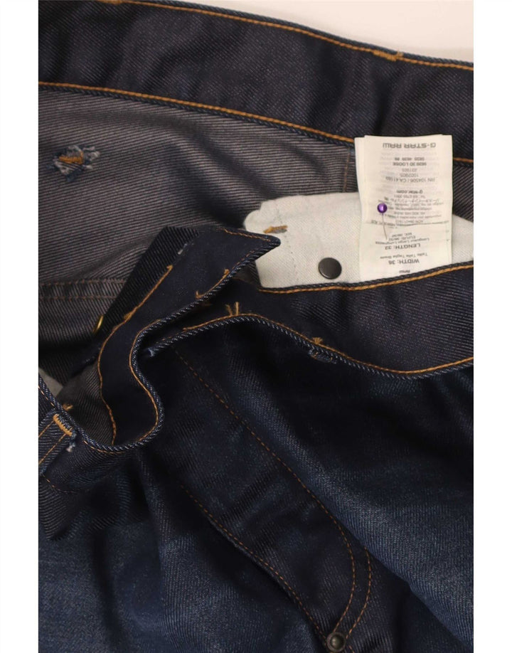 Vaqueros holgados para hombre G-Star W36 L32 Algodón azul marino
