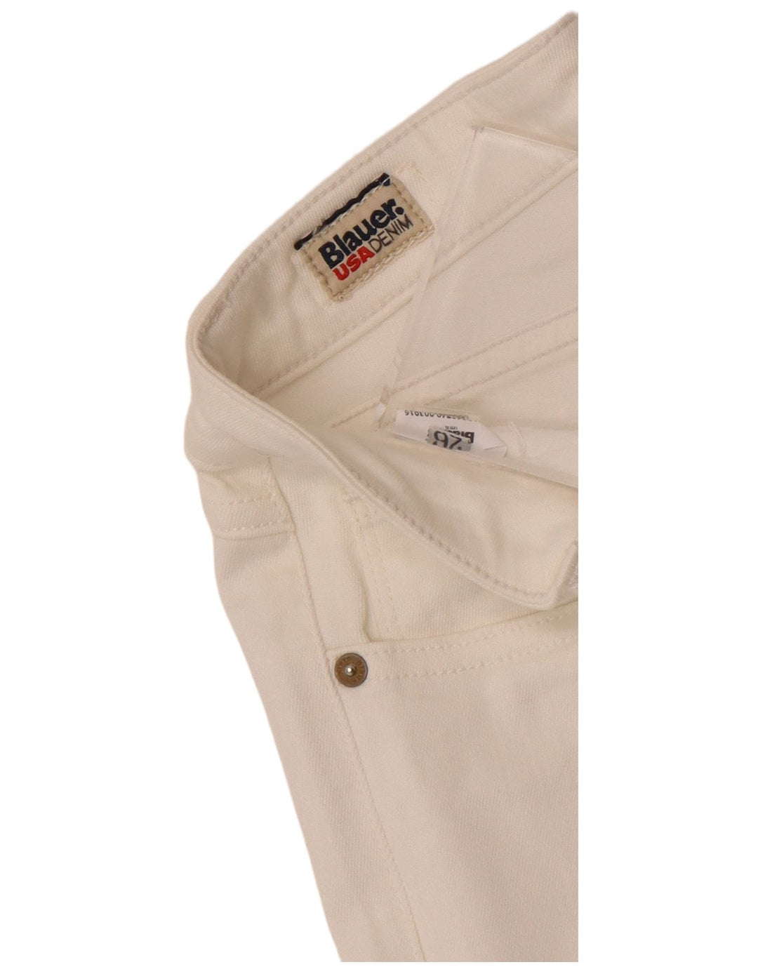 Vaqueros Ajustados Blauer Mujer W26 L26 Blanco
