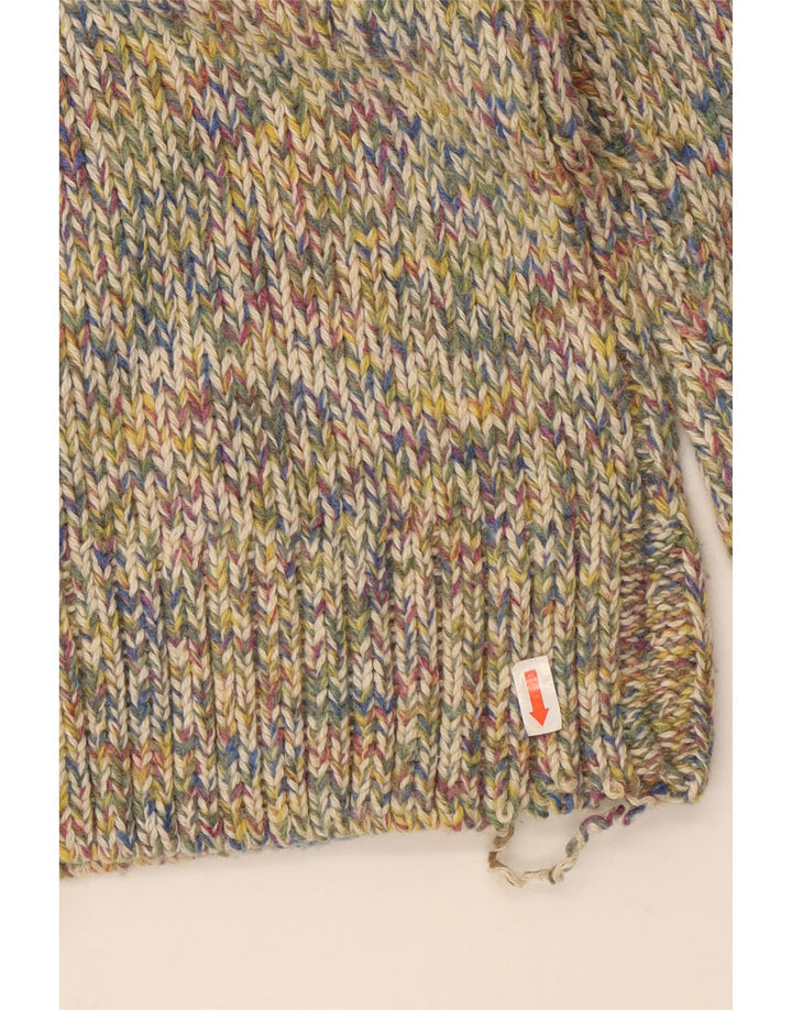 Suéter tipo jersey con cuello alto para mujer de Fat Face UK 10 Small Multicolor