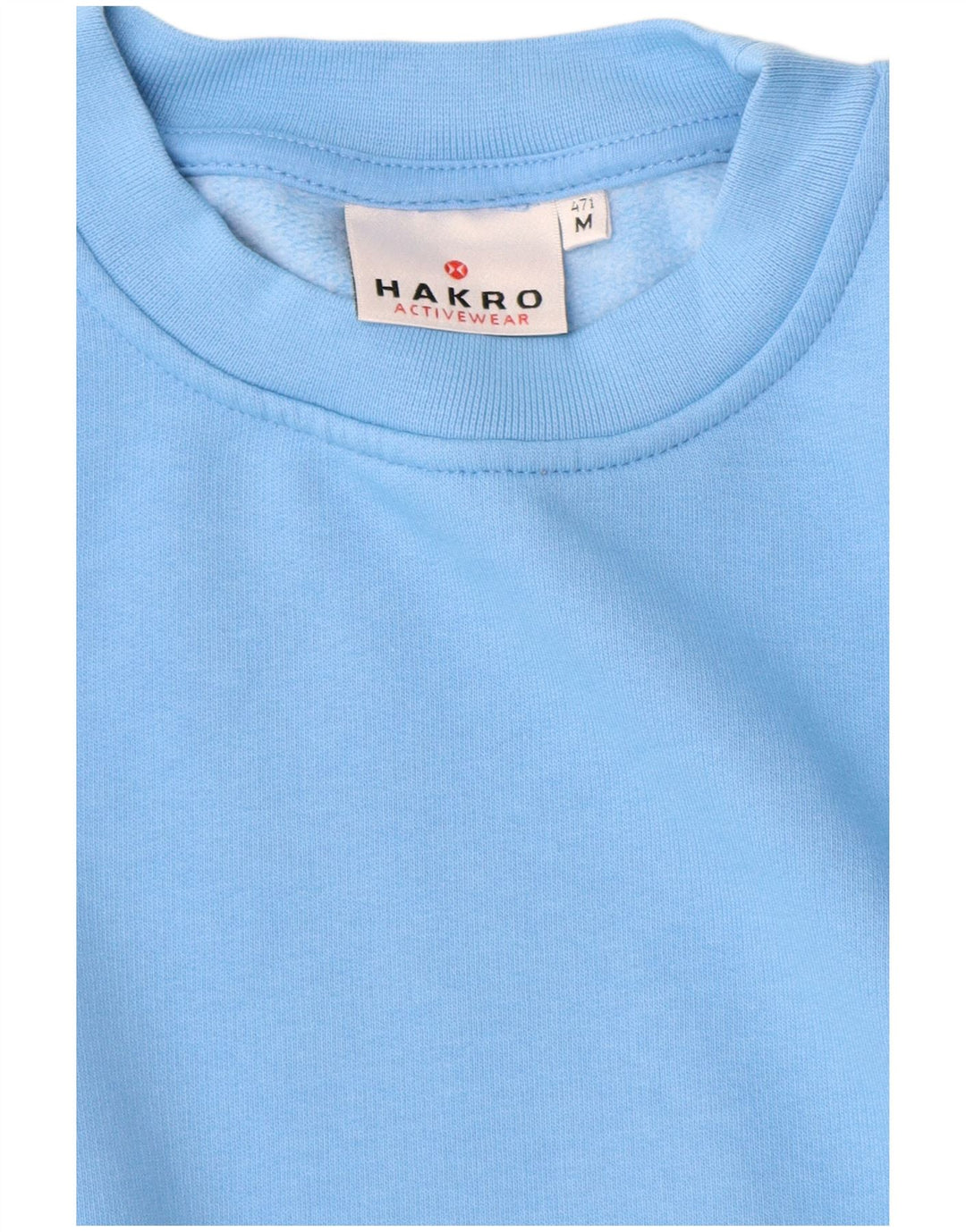 Hakro Hombre Sudadera Jumper Azul Medio Algodón