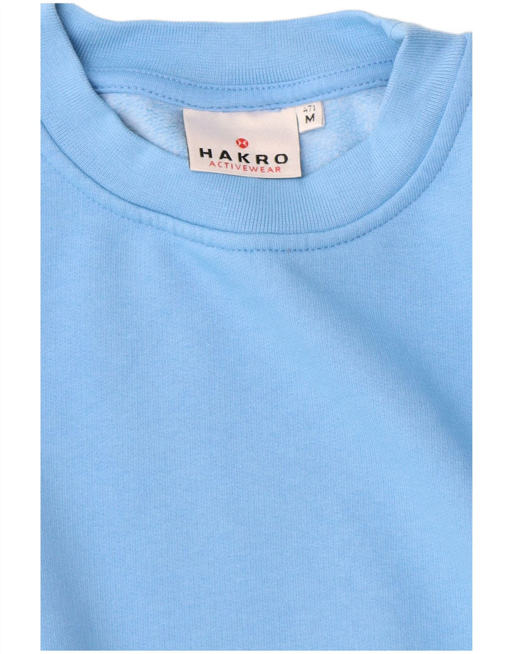 Hakro Hombre Sudadera Jumper Azul Medio Algodón