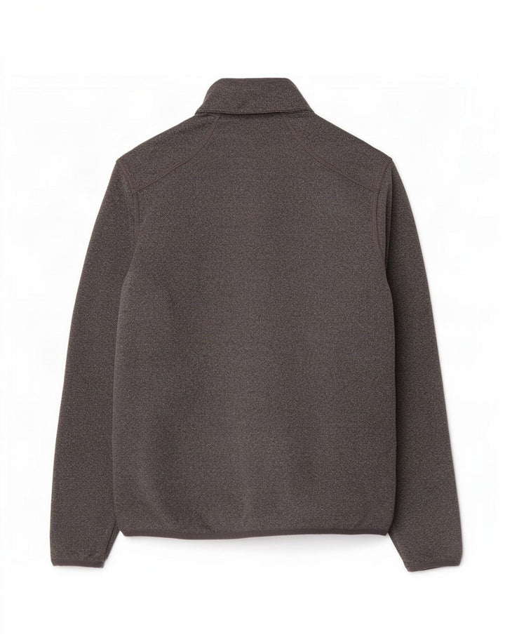 Calvin Klein Golf Zip Neck Pullover Chándal Top para Hombre Pequeño Gris Moteado