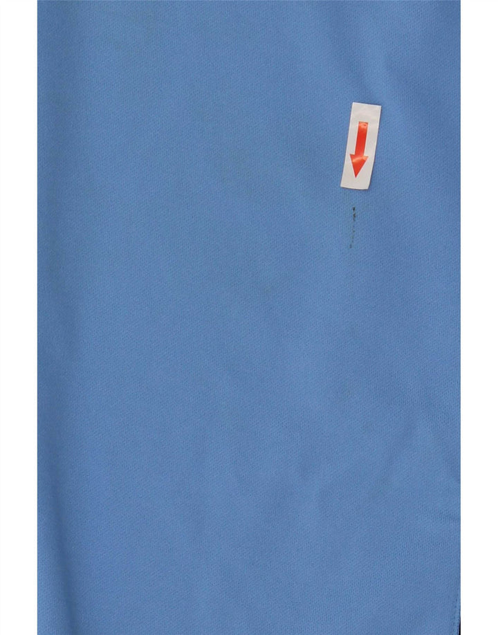 Asics Hombre Camiseta Gráfica Top Azul Medio Colorblock Poliéster