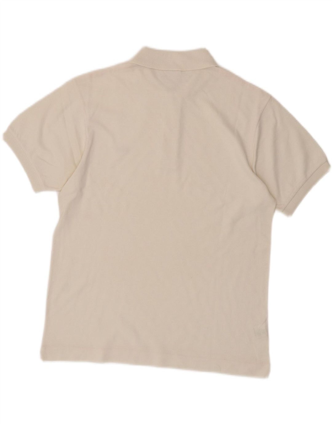 LACOSTE Mens Polo Shirt Size 3 Small White Cotton Vintage Lacoste and Second-Hand Lacoste from Messina Hembry 