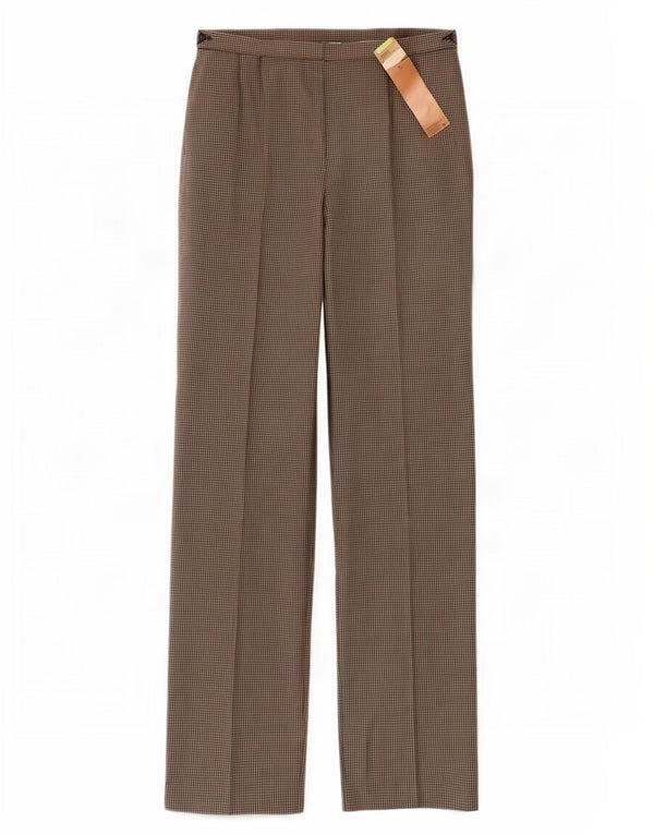 Marks & Spencer Pantalones Casuales para Mujer UK 12 Medium W28 L31 Black Check