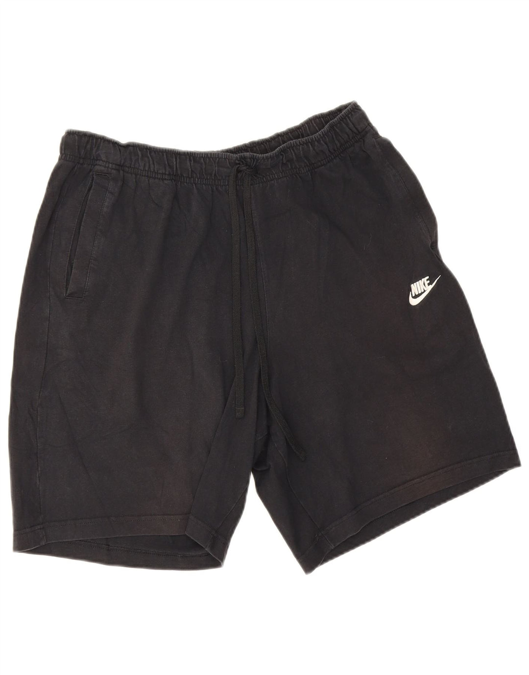 Nike - Pantalones cortos deportivos para hombre, talla grande, algodón negro