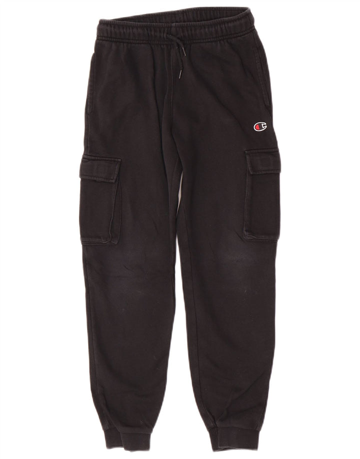 Champion Pantalones de chándal para niño Joggers 9-10 años Mediano Negro