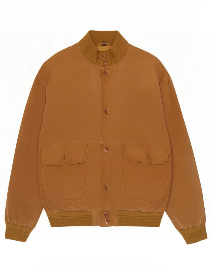 Vintage hombres ante bomber chaqueta IT 54 2XL Beige