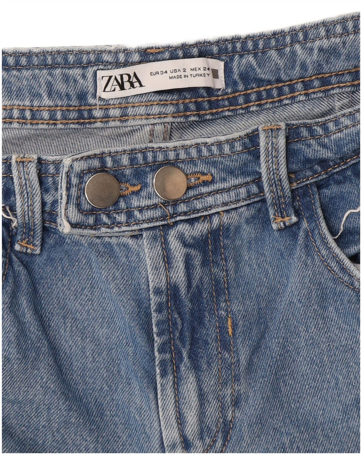 Zara Vaqueros Bootcut Mujer EU 34 2XS W24 L31 Azul