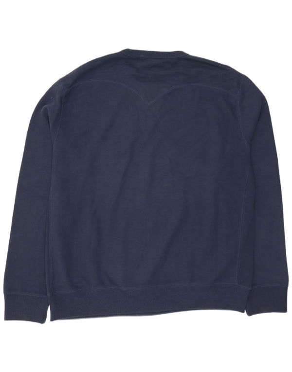 LEVI'S Sudadera de ajuste estándar para hombre, talla 2XL, algodón azul marino