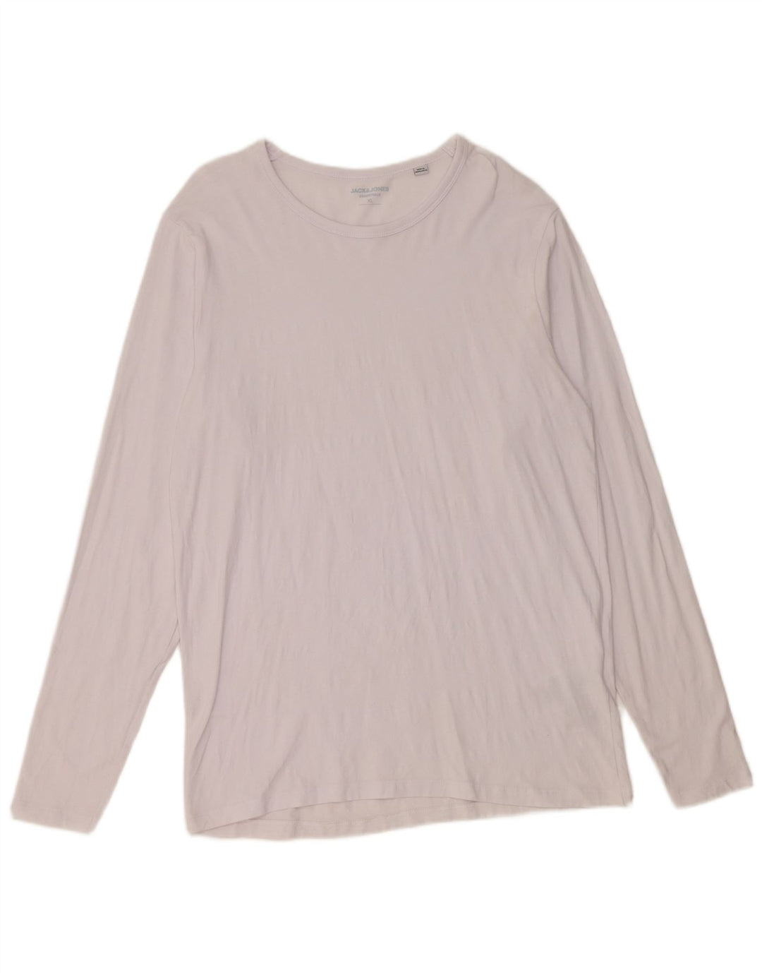 Jack & Jones Hombre Camiseta Manga Larga XL Blanco Algodón