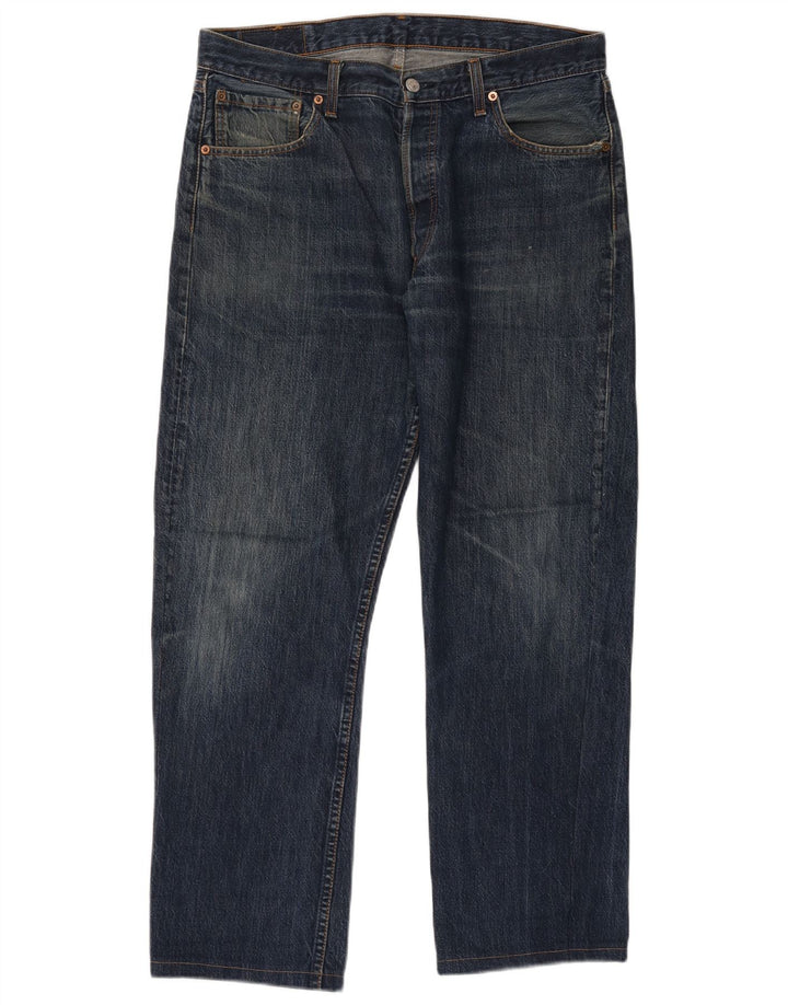 Levi's Jeans rectos 501 para hombre W36 L28 Algodón azul