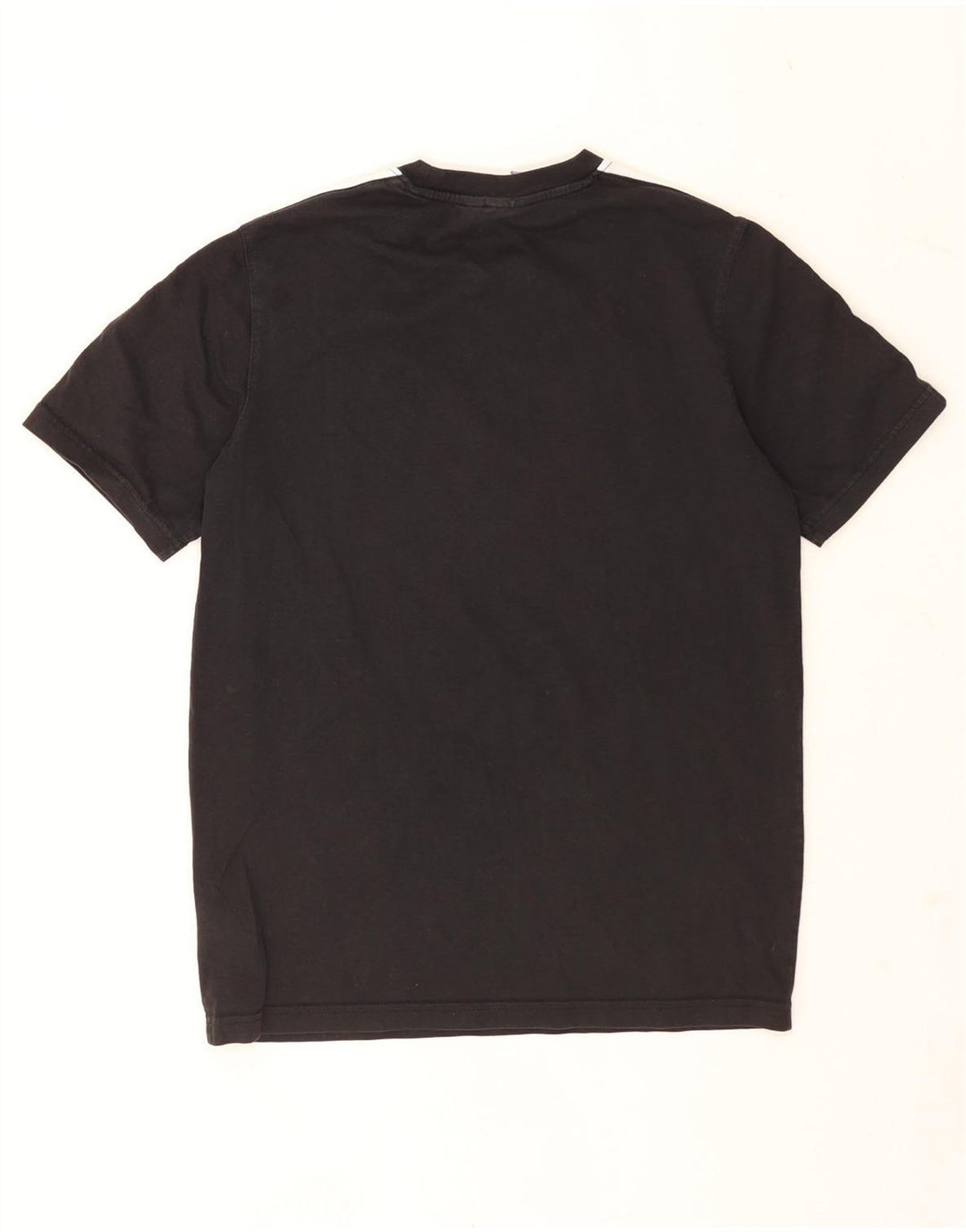 Adidas - Camiseta para hombre, talla pequeña, algodón negro