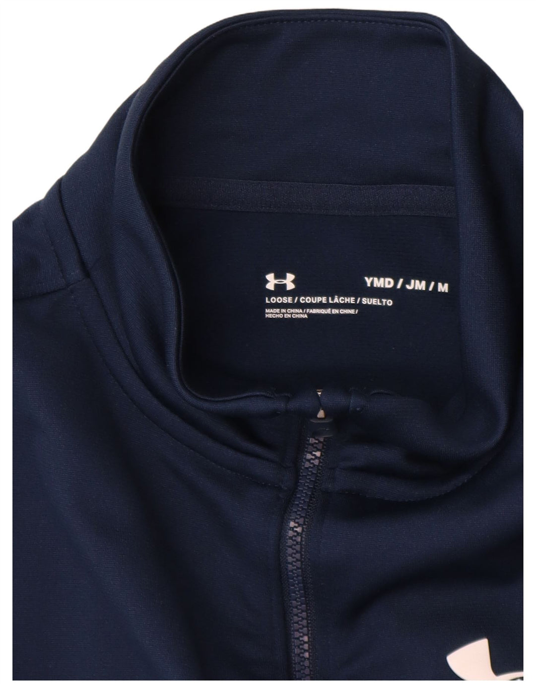 Under Armour Chándal para niño, chaqueta superior, 9-10 años, talla mediana, azul marino