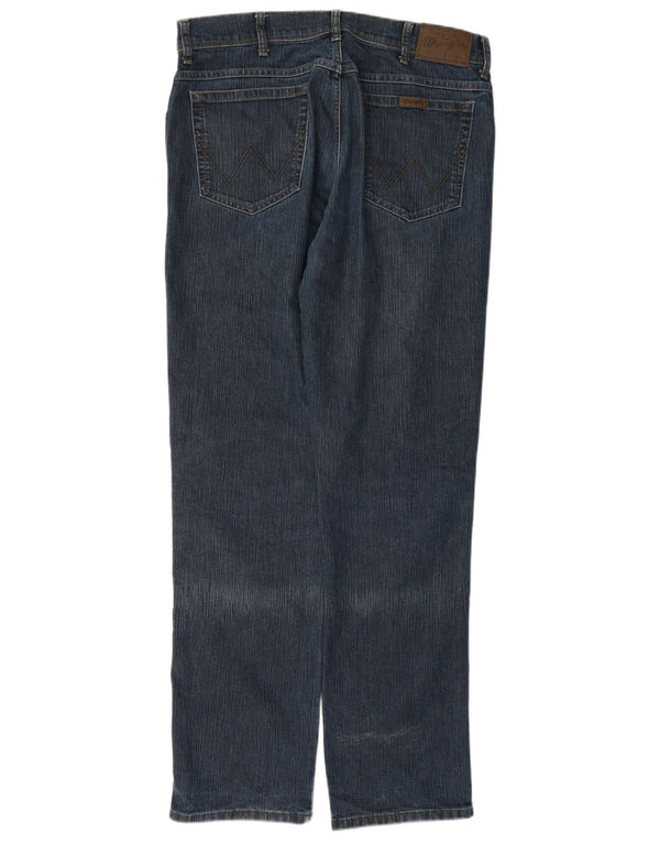 Wrangler Vaqueros rectos de corte regular para hombre W36 L34 Algodón azul marino