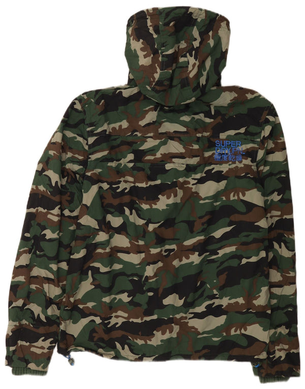 Superdry Chaqueta Cortavientos The Windcheater para Hombre UK 36 Small Verde