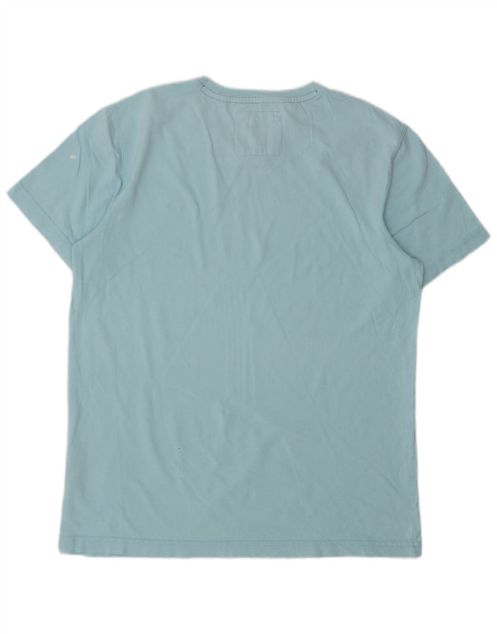 Crew Clothing Camiseta para hombre Top Small Blue Cotton