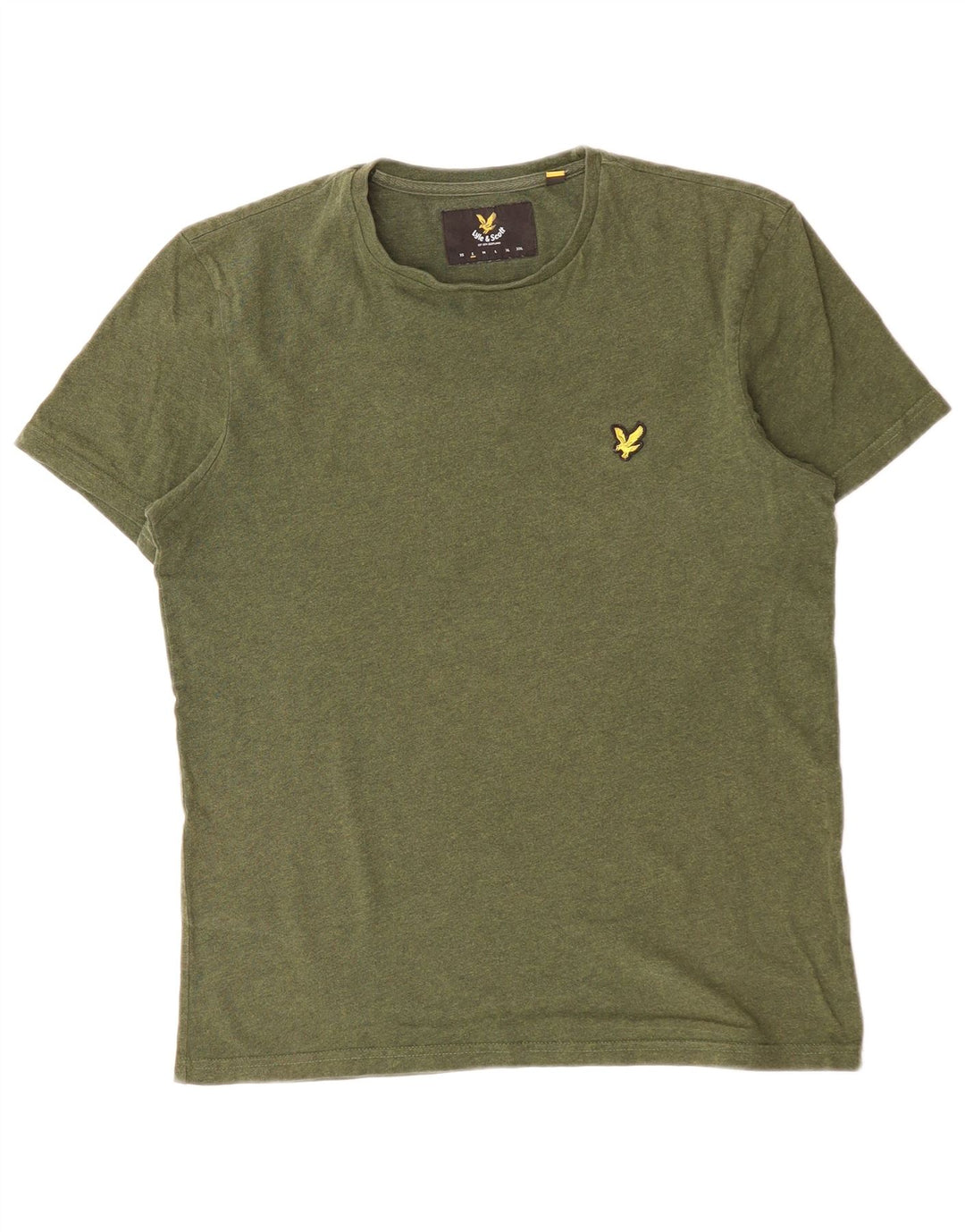 LYLE & SCOTT Camiseta para hombre Top Small Khaki Cotton