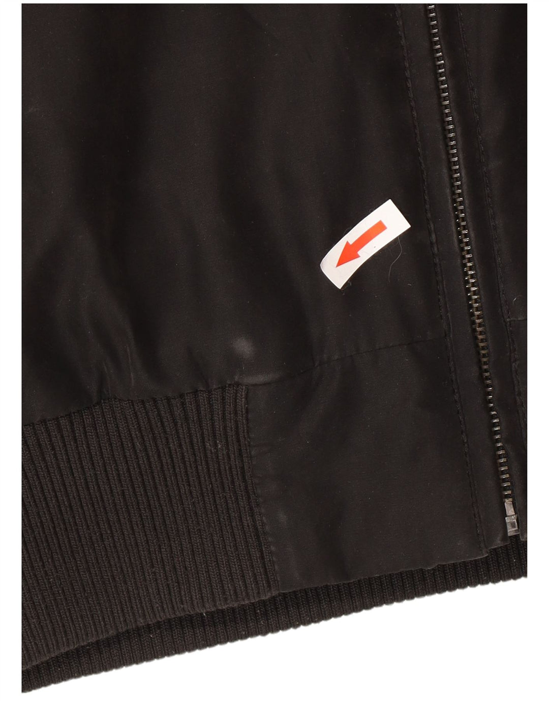 Polbot Chaqueta Bomber para Hombre UK 40 Grande Poliéster Negro