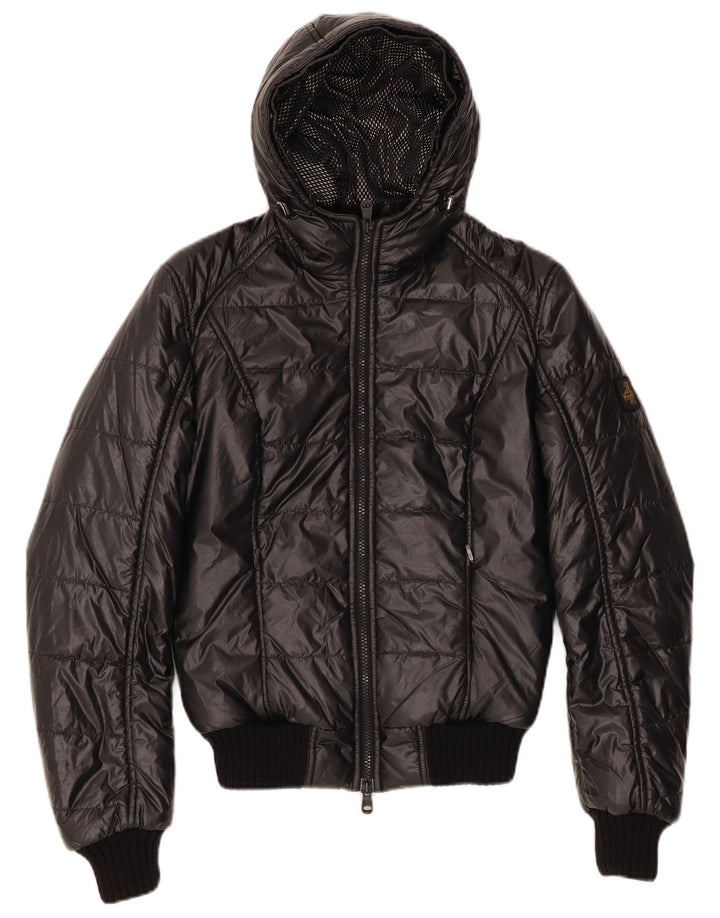 REFRIGIWEAR Chaqueta acolchada con capucha para mujer IT 42 Mediana Poliamida negra