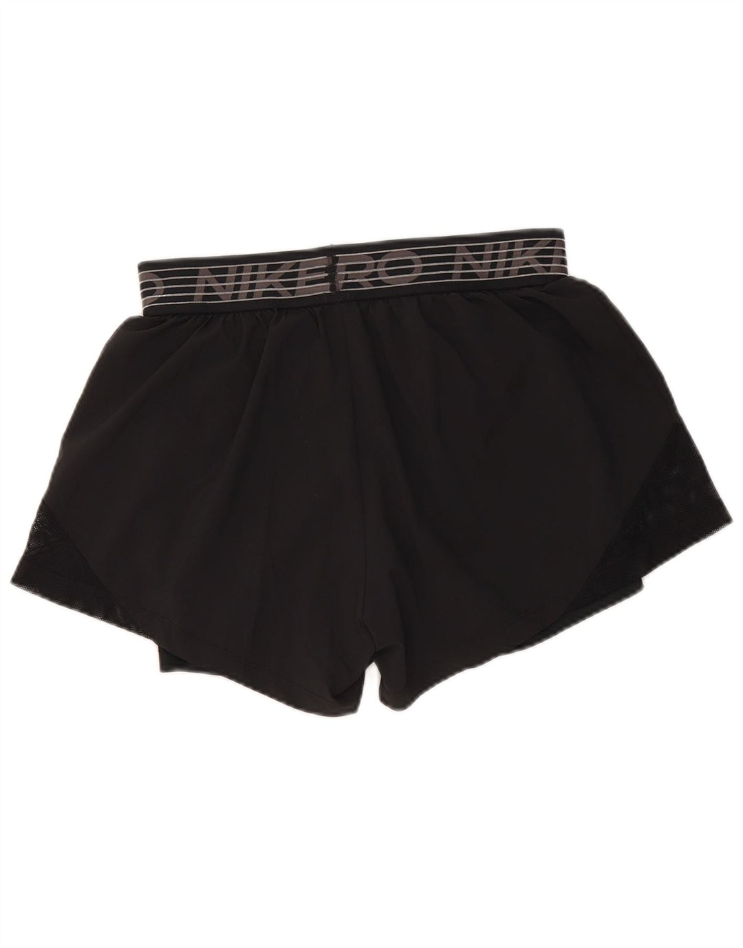 Nike Dri Fit Graphic - Pantalones cortos deportivos para mujer, talla M, poliéster negro