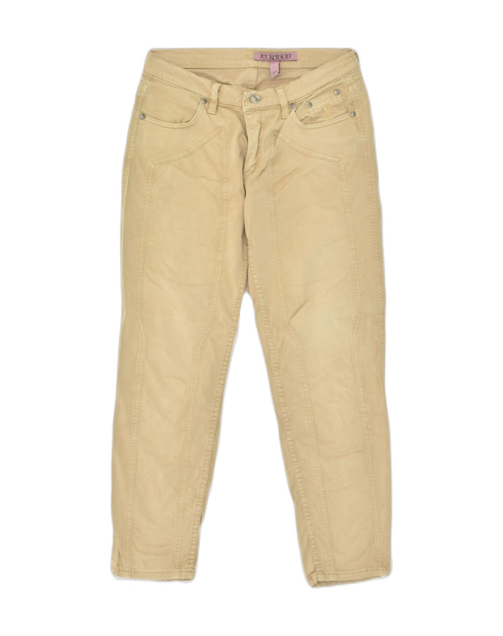 JECKERSON Womens Slim Jeans W27 L26 Beige Cotton | Vintage Jeckerson | Thrift | Second-Hand Jeckerson | Used Clothing | Messina Hembry 
