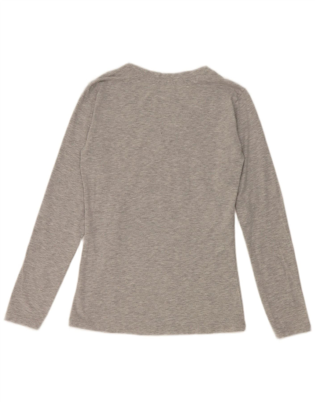 Pickwick Top gráfico para mujer de manga larga UK 8 Small Viscosa moteada gris