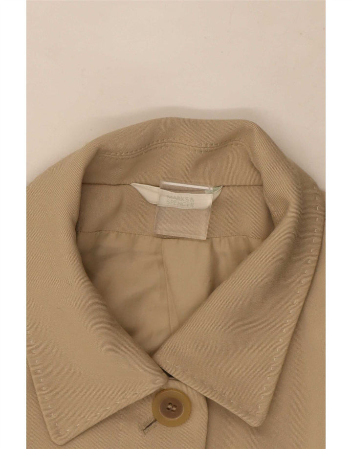 Marks & Spencer Abrigo extragrande para mujer UK 44 Medio Beige