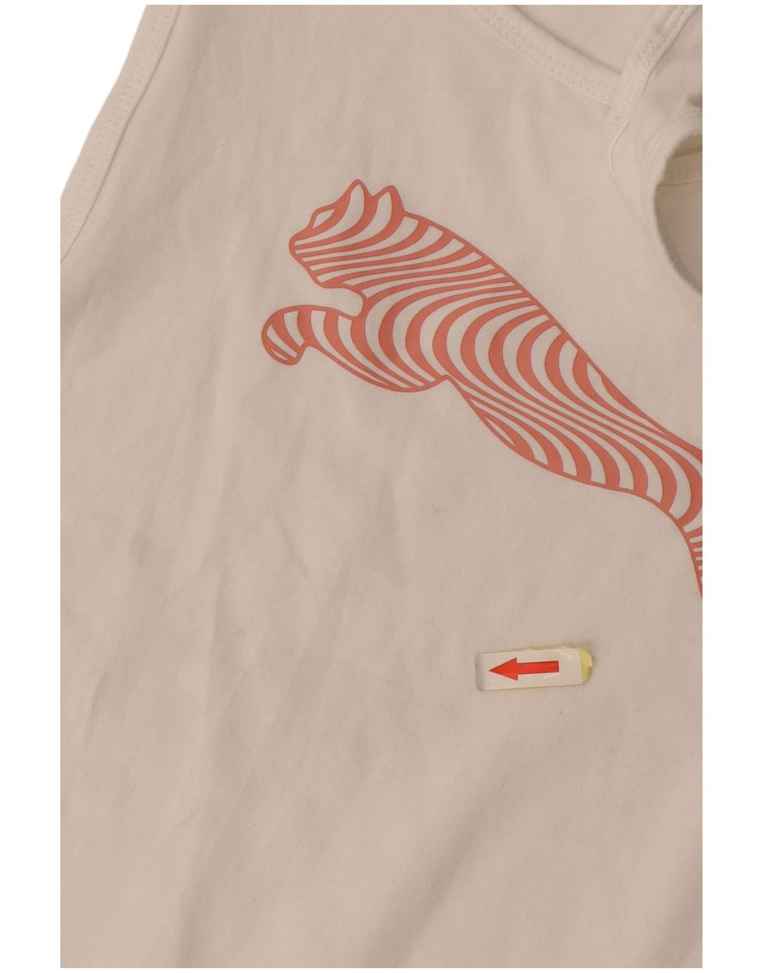 Puma Mujer Gráfico Chaleco Top UK 18 XL Blanco