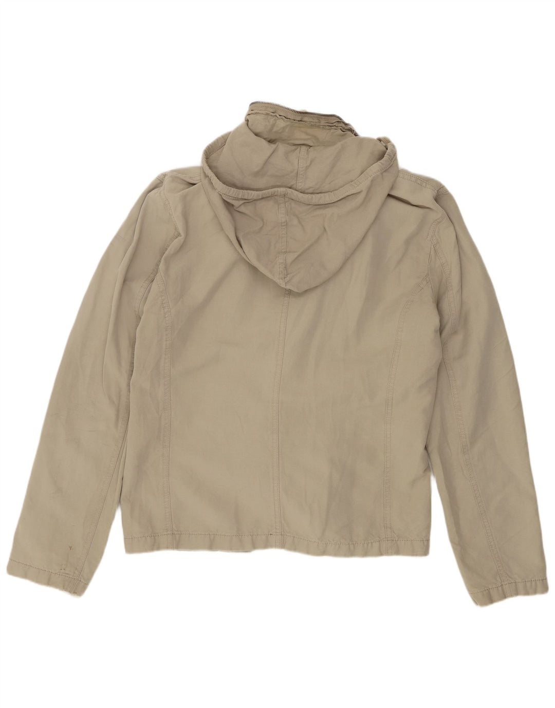Armani Jeans Chaqueta bomber con capucha para hombre EU 50 Algodón beige medio