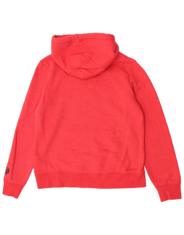Superdry Jersey con capucha gráfica para mujer Reino Unido 44 Algodón rojo mediano