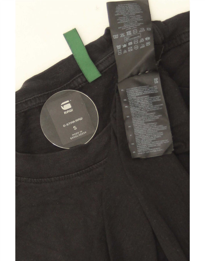 G-Star Hombre Camiseta Top Small Negro Algodón