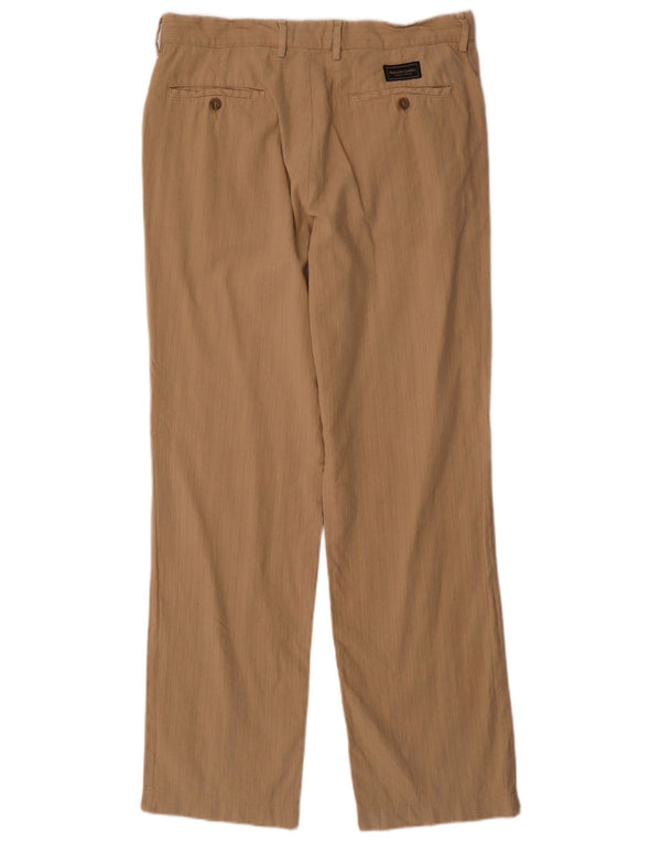Marlboro Classics Pantalones casuales rectos para hombre EU 50 Large W34 L31 Beige