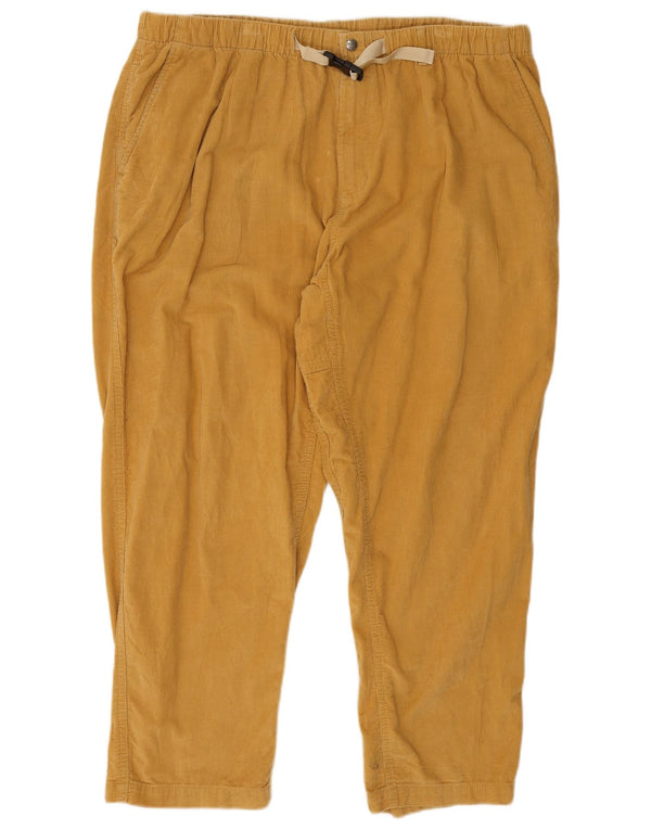 The North Face Pantalón corto de pana para hombre 2XL W40 L26 Poliéster amarillo
