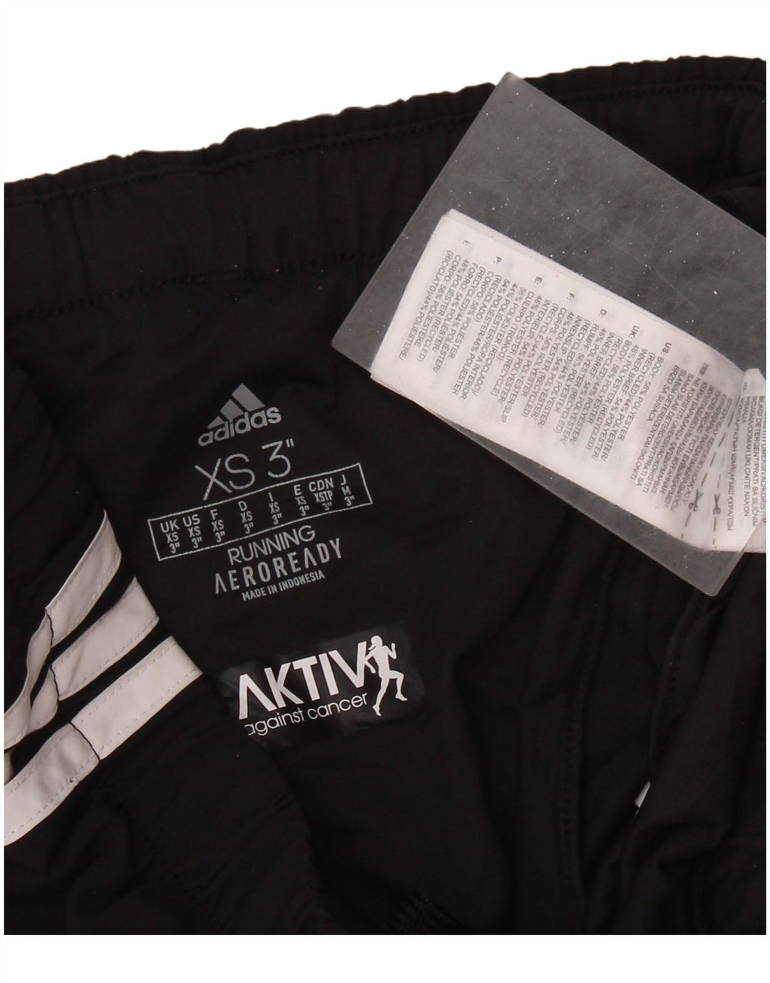 ADIDAS Pantalones cortos deportivos Aeroready para mujer UK 6 XS Poliéster negro
