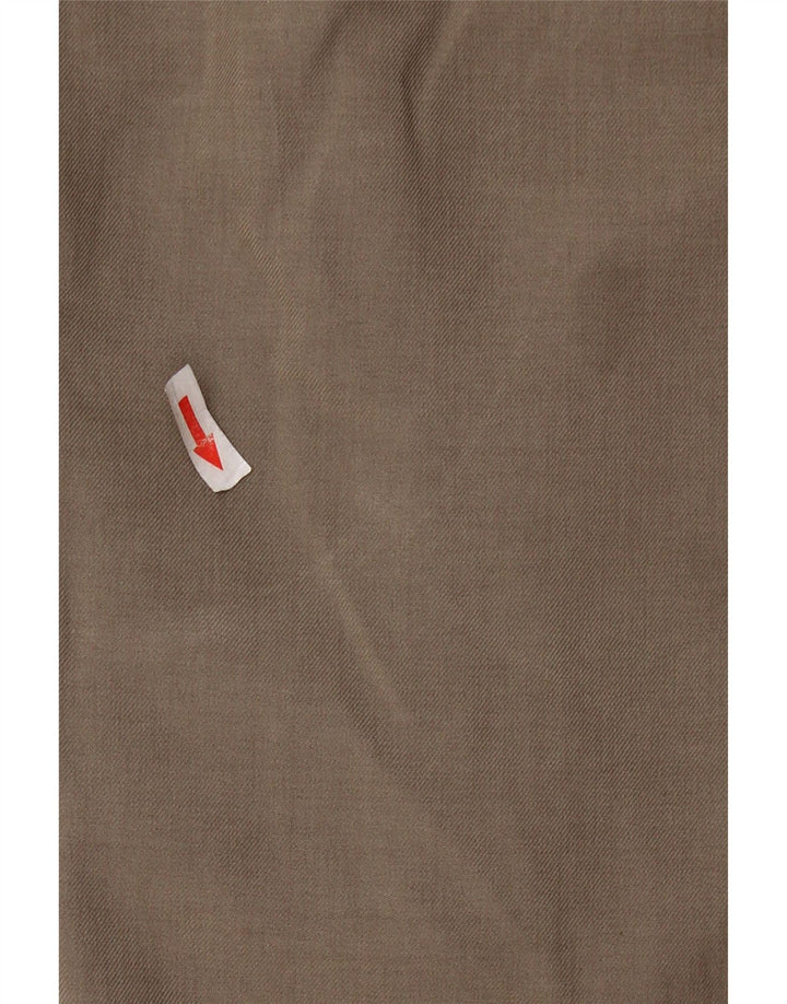 MARKS & SPENCER Pantalón de traje recto para hombre W38 L29 Poliéster beige