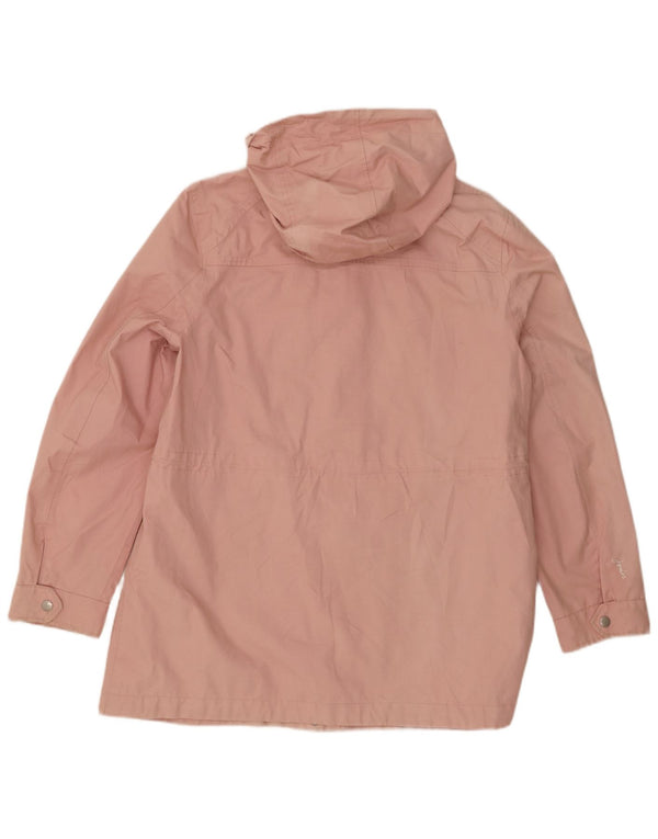 Chubasquero con capucha para mujer Joules UK 44 Grande Algodón rosa