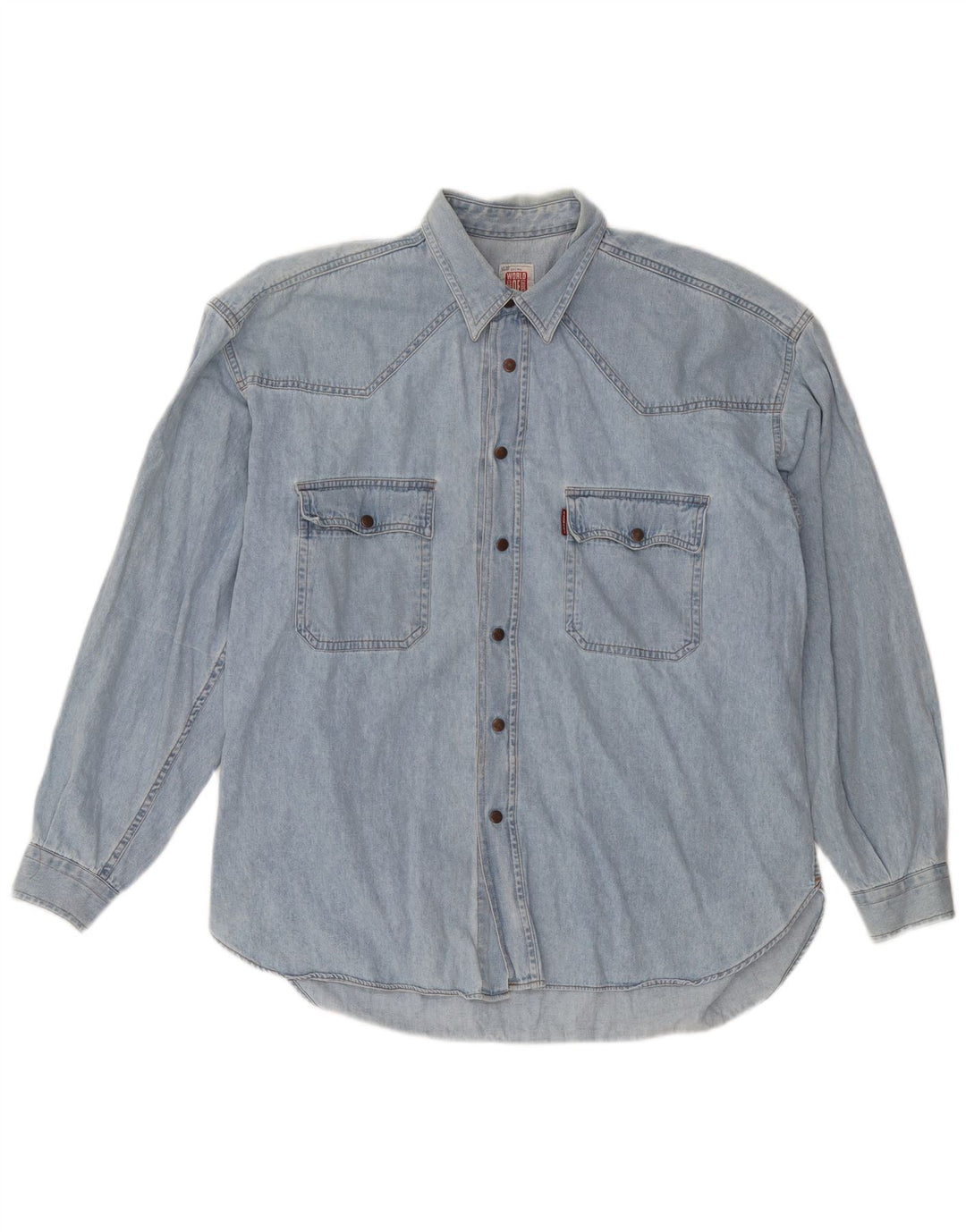 CASUCCI Camisa vaquera para hombre 2XL Azul