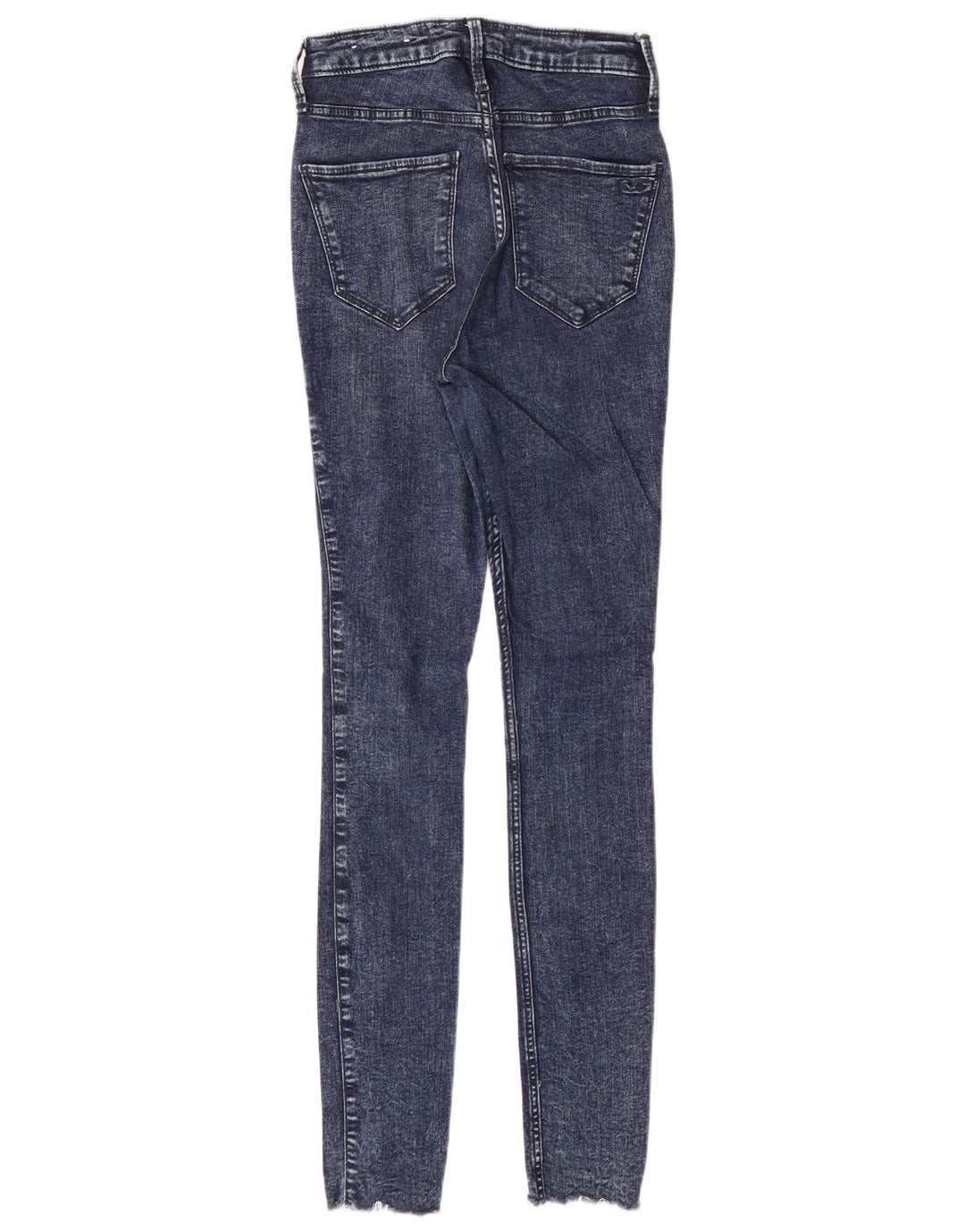 HOLLISTER Jeans ajustados con curvas de talle alto para mujer US 5 Small W27 L28 Azul
