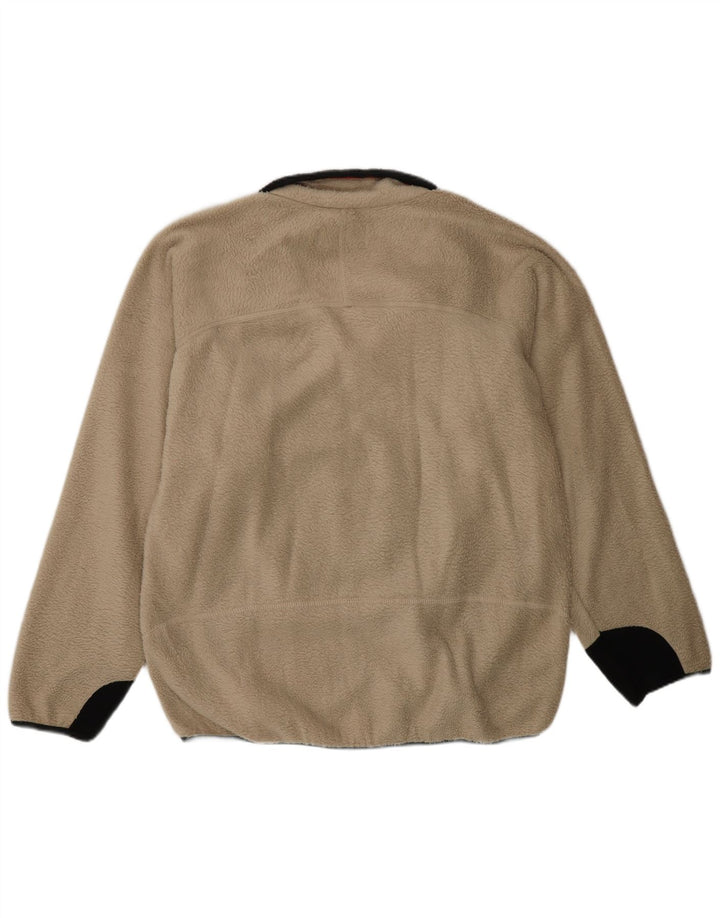 Fila Chaqueta polar para hombre UK 44 2XL Beige Poliéster