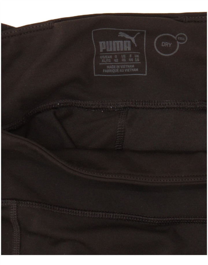 Puma Leggings Capri para Mujer UK 46 Grande Negro
