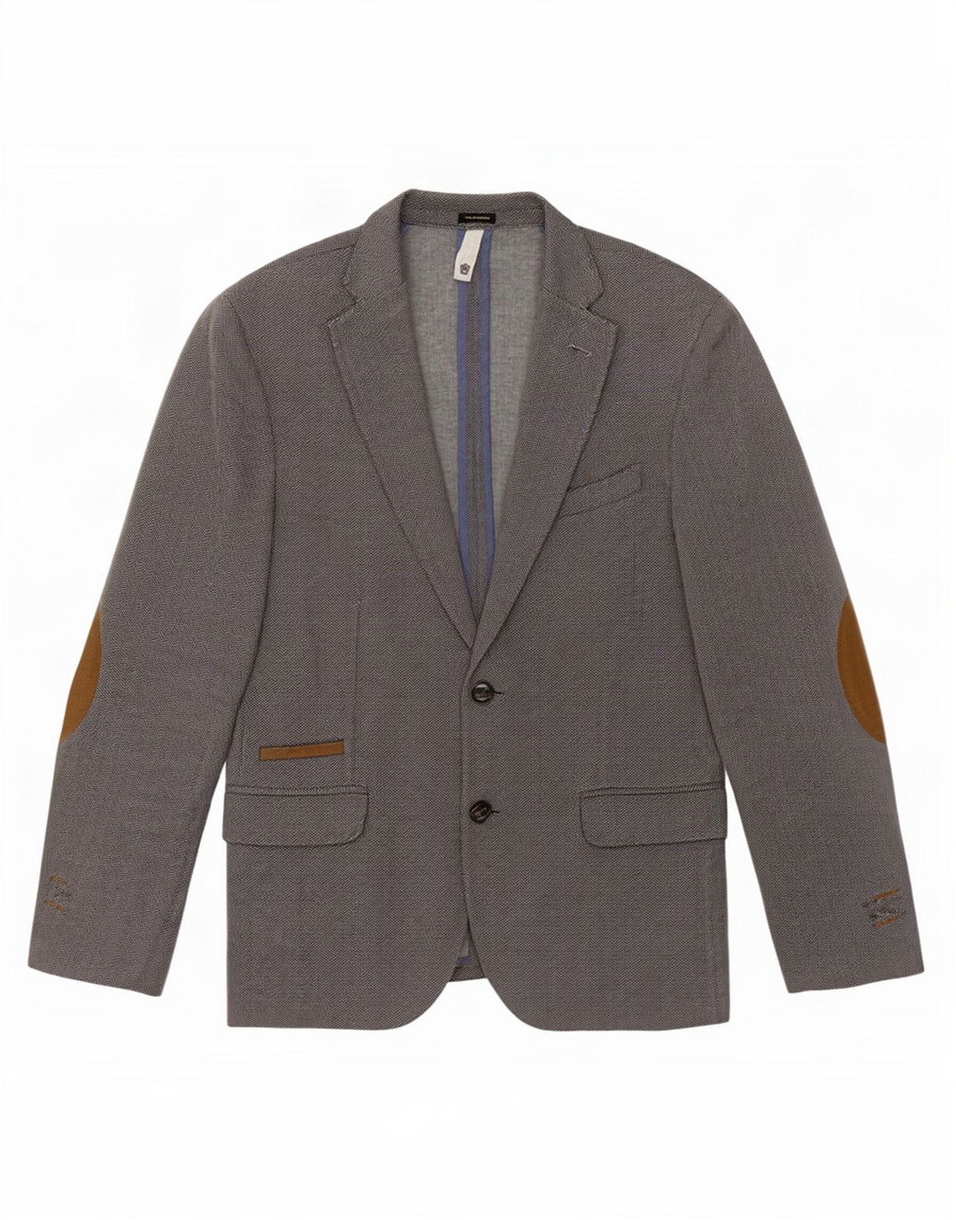 Massimo Dutti Chaqueta Blazer De 2 Botones Para Hombre EU 48 Gris Medio Espiga