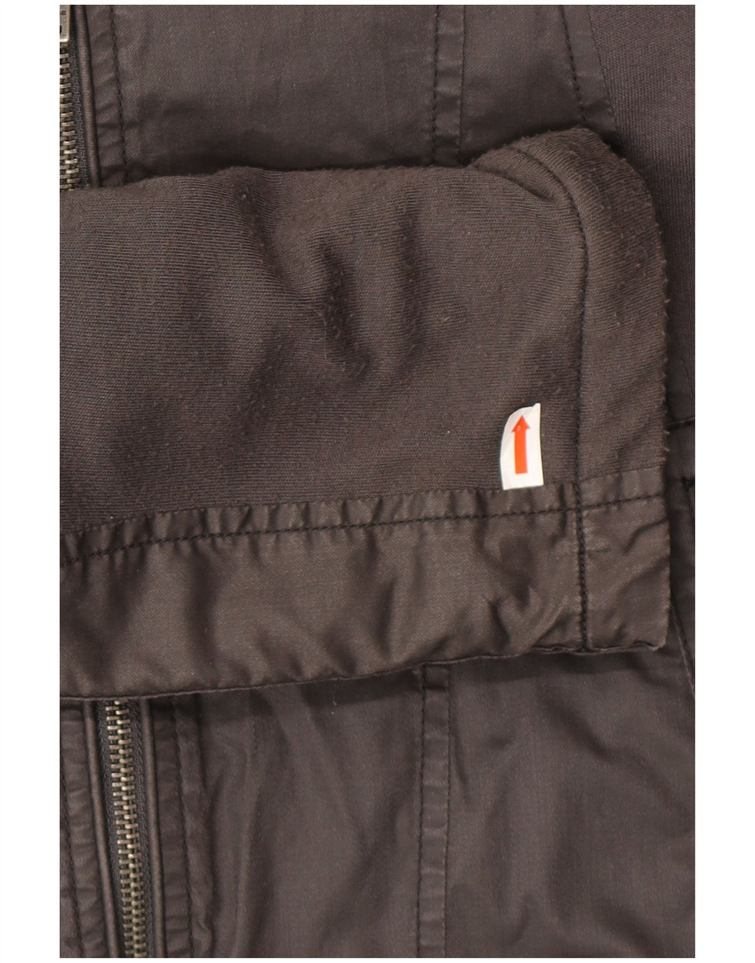 Energie Chaqueta motera para hombre UK 42 XL Algodón gris
